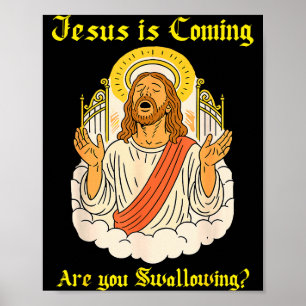 Jesus Is Coming Are You Christian Jesus Saying Off Poster