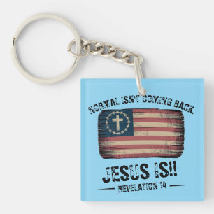 Jesus Is Coming Back Key Ring