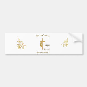 Jesus is coming bumper sticker
