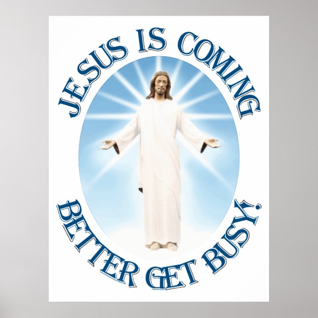 Jesus is Coming Poster (Front)