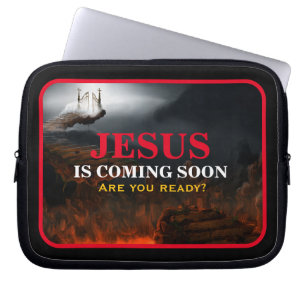 JESUS IS COMING SOON LAPTOP SLEEVE
