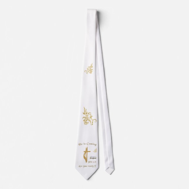 Jesus is coming tie (Front)