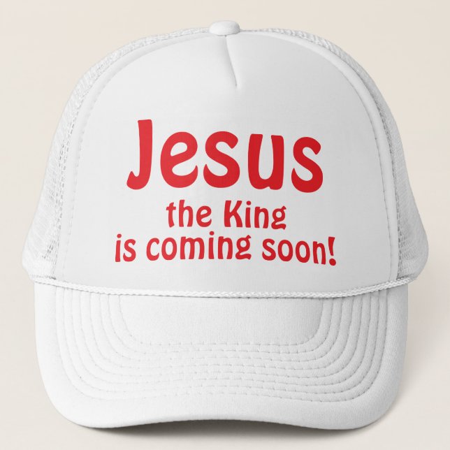 Jesus is coming trucker hat (Front)