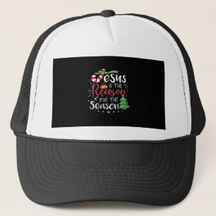 Jesus Is For Season Cane Christmas - Tis The Seaso Trucker Hat