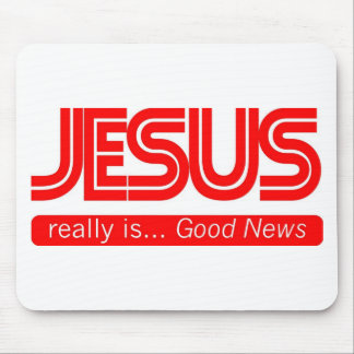 Jesus is Good News Mouse Mat