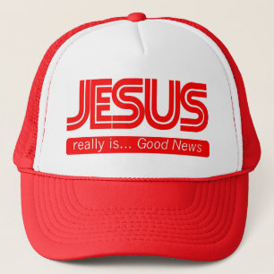 Jesus Is Good News Trucker Hat