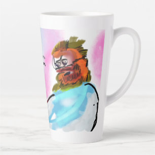Jesus is here latte mug