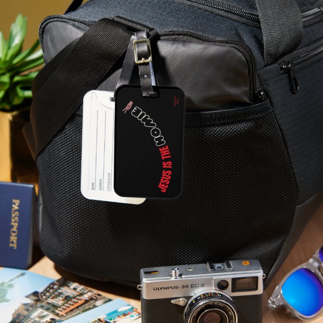 Jesus is Homie  Luggage Tag (Front & Back)