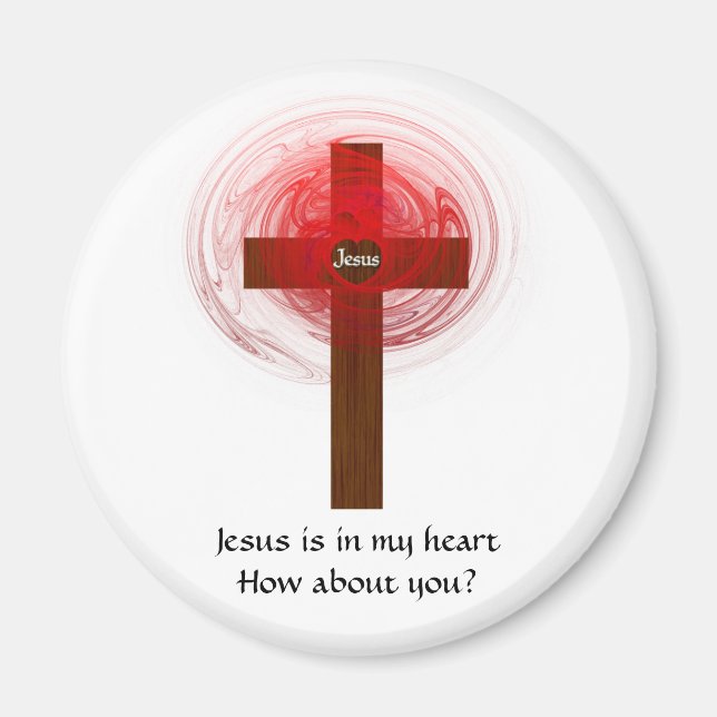Jesus Is In My Heart Magnet (Front)