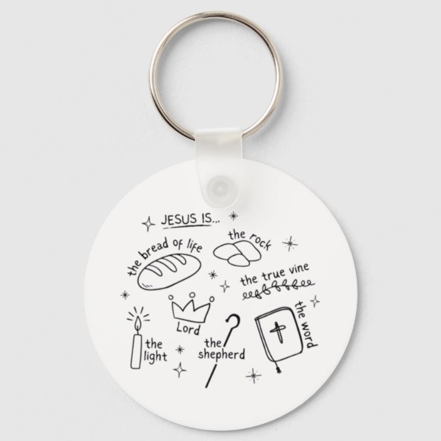 Jesus Is… Key Ring (Front)