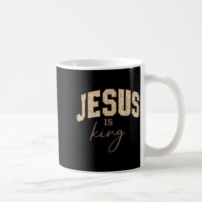 Jesus.is King Bible Verse John 14_6 Christian Reli Coffee Mug (Right)