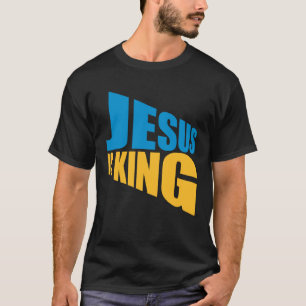 Jesus is King God Crown Love Cross Holy Christian T-Shirt