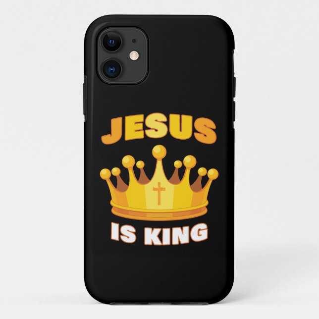 JESUS is King – Kids & Family Christian Faith  Case-Mate iPhone Case (Back)