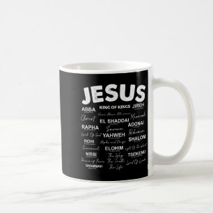 Jesus Is King Names Of God Hebrew Jesus Christian  Coffee Mug