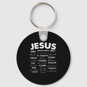 Jesus Is King Names Of God Hebrew Jesus Christian Key Ring