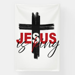 JESUS Is King Statement of Faith Artwork Banner