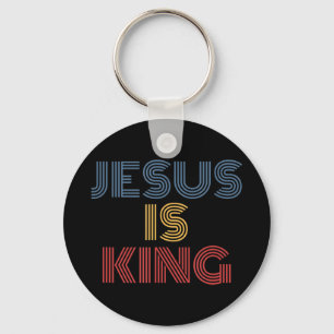 Jesus Is King T-ShirtJesus Is King apparel to wear Key Ring