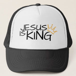 Jesus Is King Trucker Hat