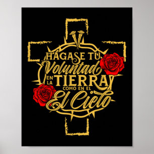 Jesus Is King Yeshua Religious Christian Bible Ver Poster