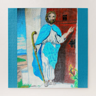 JESUS  IS KNOCKING AT THE DOOR jigsaw puzzle