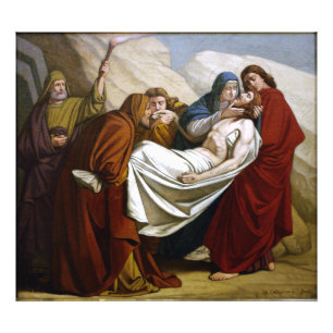 Jesus is Laid in the Tomb Stations of the Cross 14 Photo Print