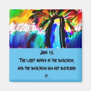 Jesus is lighthouse  magnet door sign air freshene