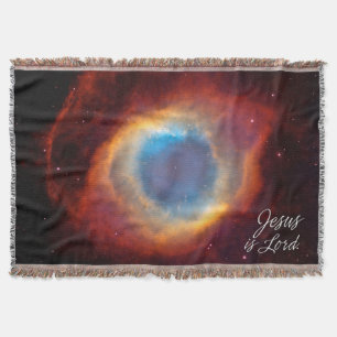 Jesus is Lord 11 Helix Nebula Throw Blanket
