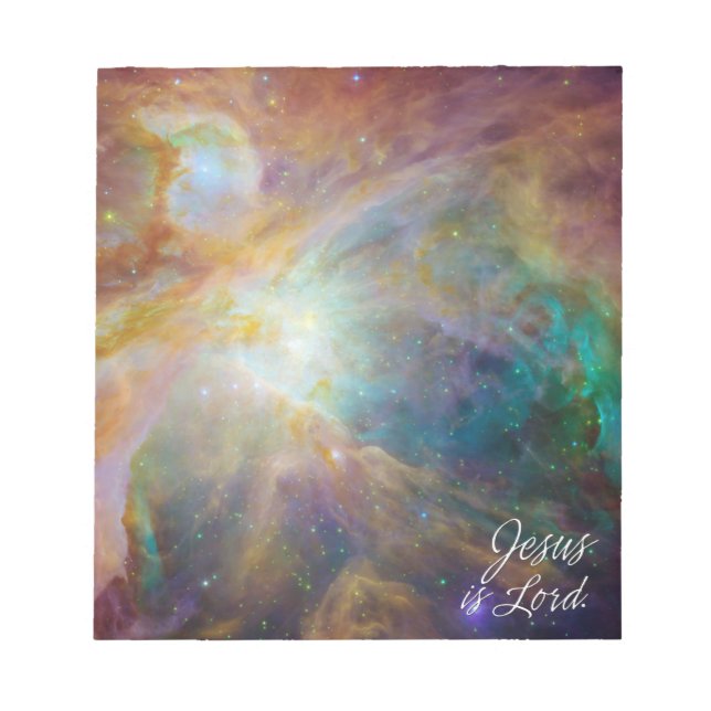 Jesus is Lord 13 Orion Nebula Notepad (Front)