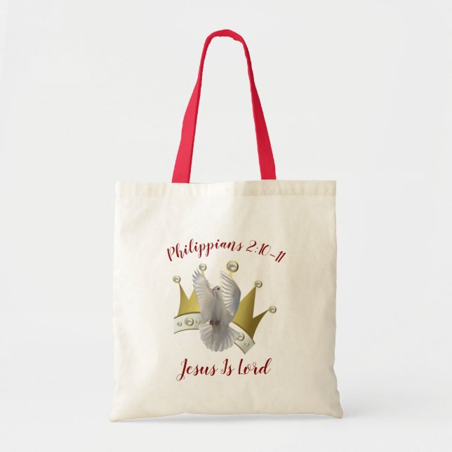 Jesus Is Lord Budget Tote Bag (Front)
