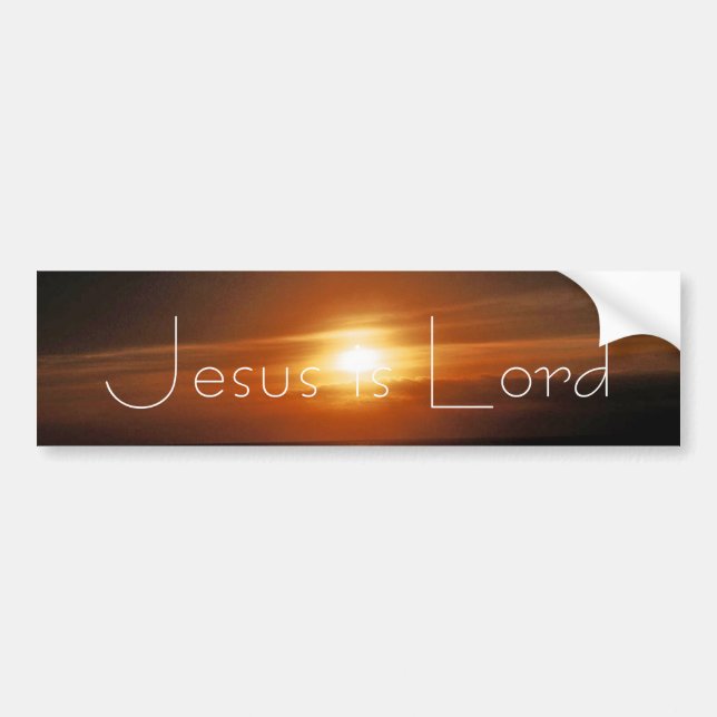 Jesus is Lord Bumper Sticker (Front)