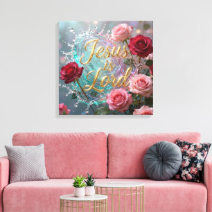 Jesus is Lord Canvas Print