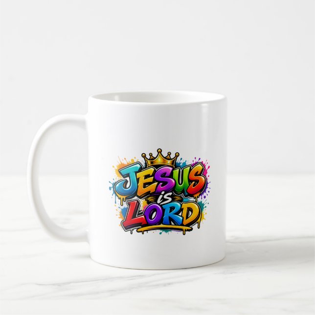 Jesus is Lord Coffee Mug (Left)