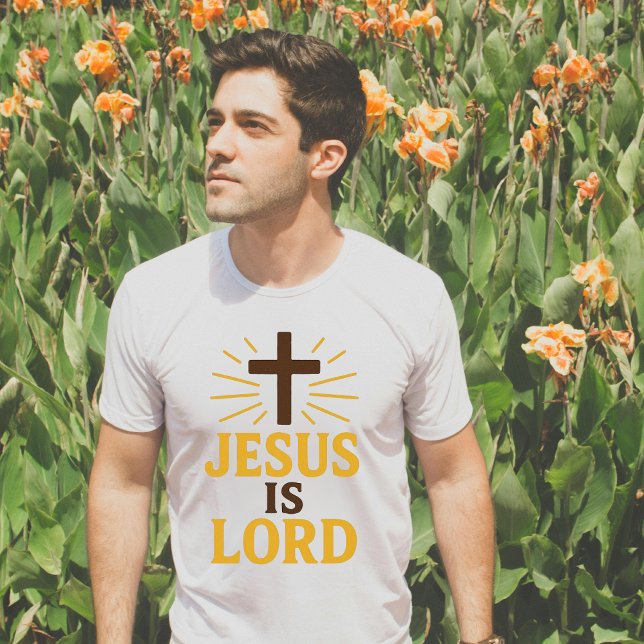 "Jesus Is Lord" Cross Christian Faith T-Shirt (Creator Uploaded)
