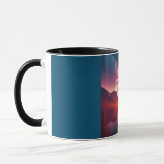 Jesus is Lord Mountain Water Scenery  Mug