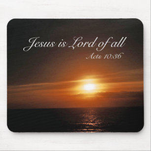 Jesus is Lord of All Mouse Mat