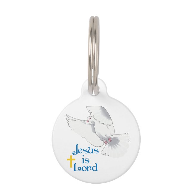 Jesus is Lord Pet Tag (Front)