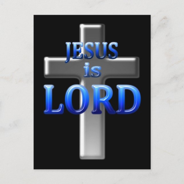 Jesus is LORD Postcard (Front)