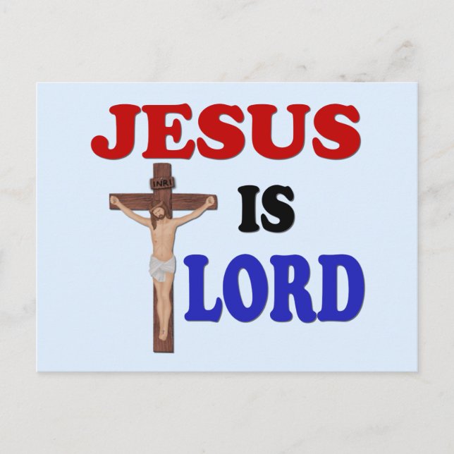 JESUS IS LORD POSTCARD (Front)