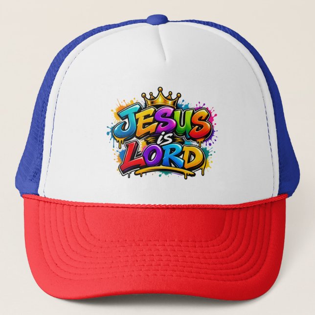 Jesus is Lord Trucker Hat (Front)