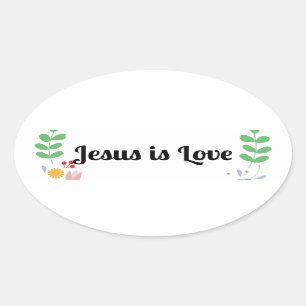 Jesus is Love Sticker