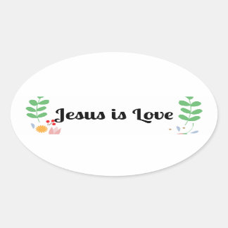 Jesus is Love Sticker