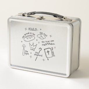 Jesus Is… Metal Lunch Box