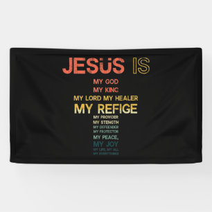Jesus Is My All My Everything My God Lord Saviour Banner