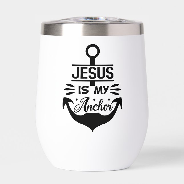 Jesus Is My Anchor Bible Verse (Front)