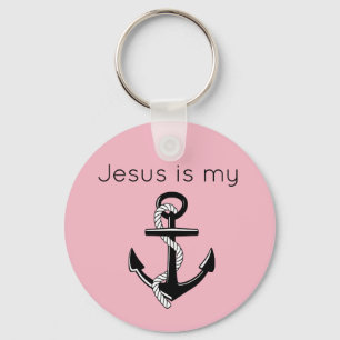 Jesus is my Anchor Key Ring