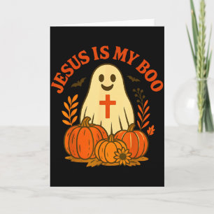 Jesus Is My Boo Shirt Cute Christian Ghost Hallowe Card