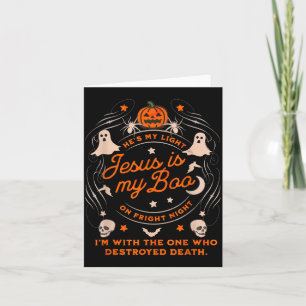 Jesus Is My Boo Soky Christian Funny Halloween Card