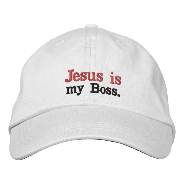 Jesus is my Boss Trendy hat (Front)
