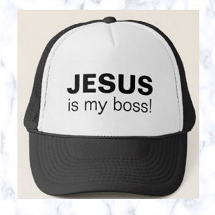Jesus is my Boss Trucker Hat