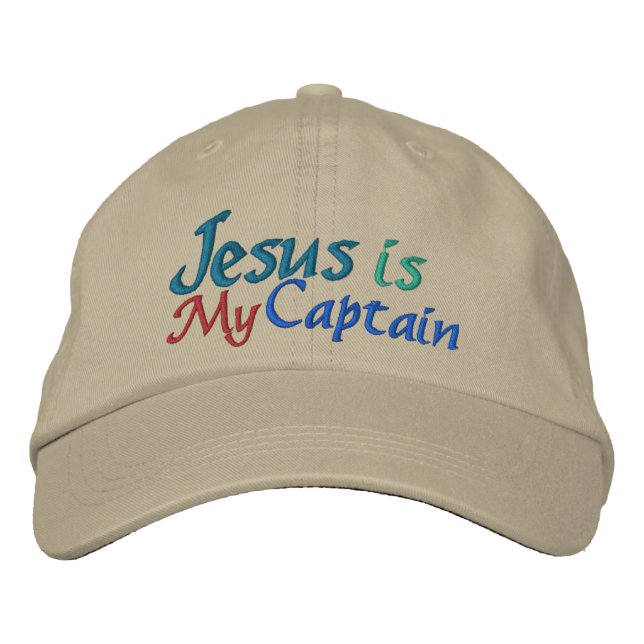 Jesus Is My Captain by SRF Embroidered Hat (Front)